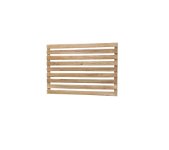 Drop teak wall single module