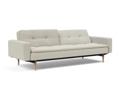 Dublexo Styletto Sofa Bed Light Wood With Arms