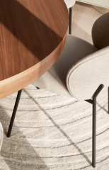 Furrow rug