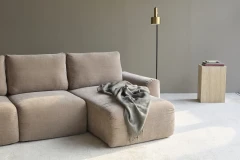 Norum Sofa Bed Chaise With Chunky Arms