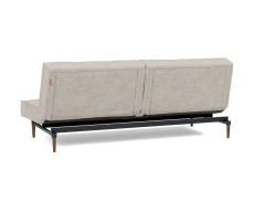 Splitback Styletto Sofa Bed Dark Wood