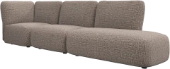 Paraggi sofa with lounging unit left