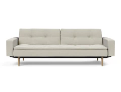 Dublexo Styletto Sofa Bed Light Wood With Arms