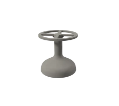 Glaze dining table base