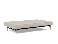 Splitback Styletto Sofa Bed Light Wood