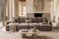 Norum Sofa Bed U-shape With Curve Arms