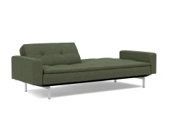 Dublexo Chrome Sofa Bed With Arms