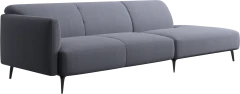 Modena sofa with lounging unit