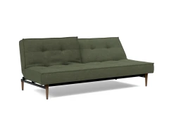 Splitback Styletto Sofa Bed Dark Wood