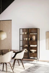 Lund glass skapis