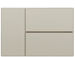 Lugano wall mounted wall system with drop down door