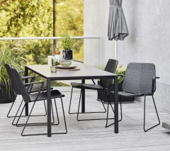 Vision armchair, stackable