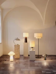 Oslo table lamp marble/metal