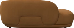 Bolzano, chaise longue sofa right
