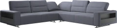 Hampton corner sofa with adjustable back and storage