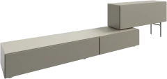Lugano wall system with drop down doors and drawer