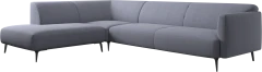 Modena corner sofa with lounging unit