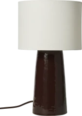 Dawn table lamp ceramic/fabric
