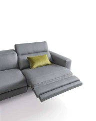 Gareth — Recliner sofa with adjustable headrests and a clean, modern design.