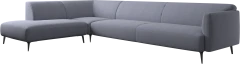 Modena corner sofa with lounging unit