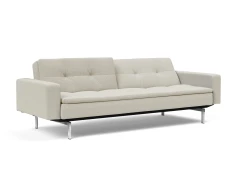 Dublexo Chrome Sofa Bed With Arms