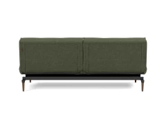 Splitback Styletto Sofa Bed Dark Wood
