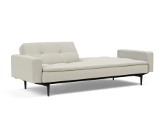 Dublexo Styletto Sofa Bed Black Wood With Arms