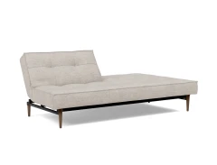 Splitback Styletto Sofa Bed Dark Wood