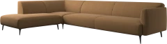 Modena corner sofa with lounging unit