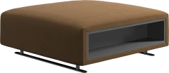 Hampton footstool with storage left and right sides