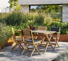 Flip folding chair w/o armrest