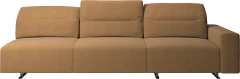 Hampton sofa with adjustable back and storage on the right side