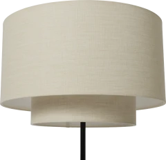 Drum floor lamp marble/metal