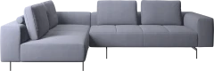 Amsterdam corner sofa with lounging unit