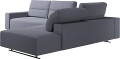 Hampton corner sofa with adjustable back and lounging unit