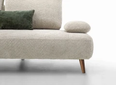 Fanny — Modular sofa with organic shapes, sliding backrests, and adjustable armrests