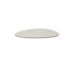 Table top dropshaped 89x96 cm