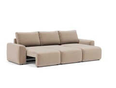 Norum Sofa Bed Chaise With Chunky Arms