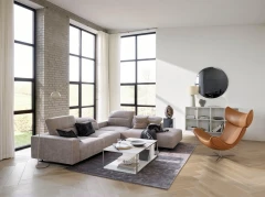 Hampton footstool with storage left and right sides
