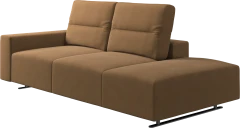 Hampton sofa with adjustable back and lounging unit left side