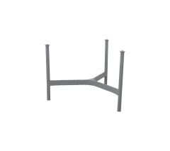 Twist coffee table base medium