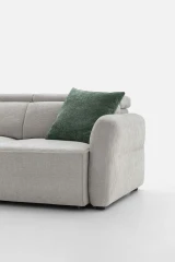 Hill — Linear sofa with extendable seats, adjustable headrests, and customizable armrests.