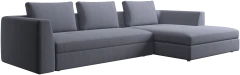 Bergamo sofa with resting unit