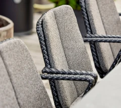 Vision armchair, stackable