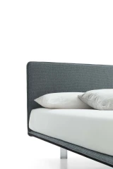 Snap — Space-saving design bed with a smooth, padded headboard.