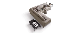 Kennedy — Modern sofa with a linear design.
