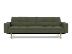Dublexo Styletto Sofa Bed Light Wood With Arms