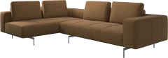 Amsterdam corner sofa with lounging unit