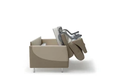 Maldive — Sofa bed with high legs.