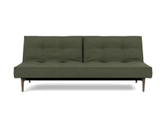 Splitback Styletto Sofa Bed Dark Wood